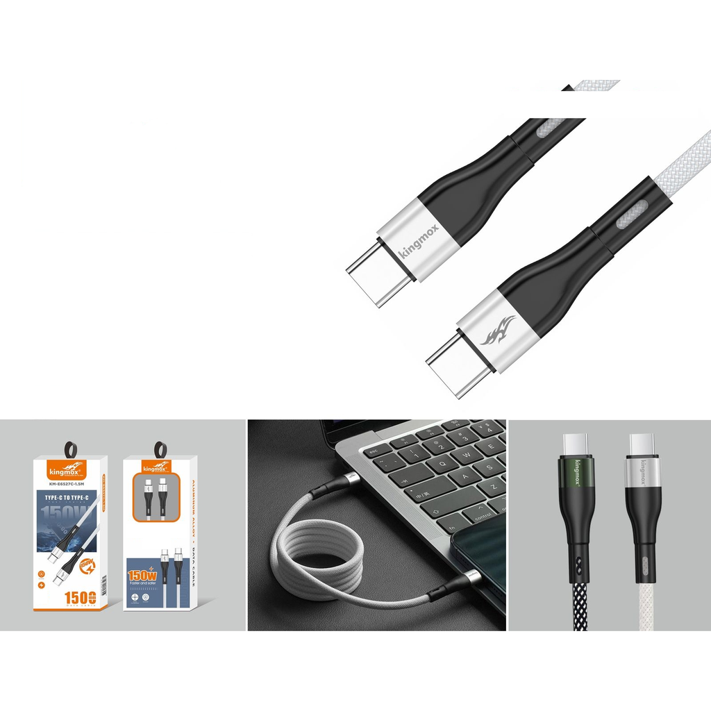 Cable de datos Tipo-C a Tipo-C 150W 1.5M
