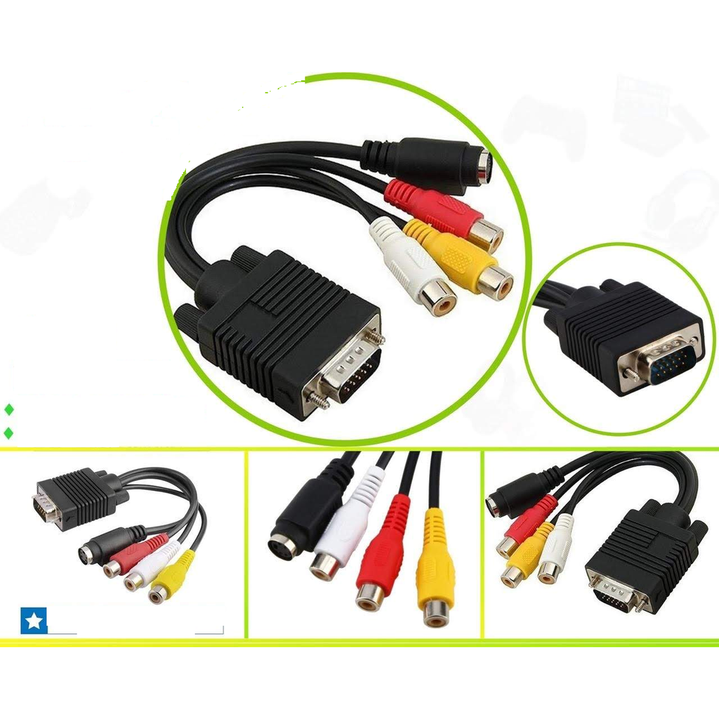Adaptador de VGA a RCA