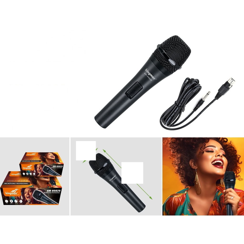 Microfono profesional con cable 3M