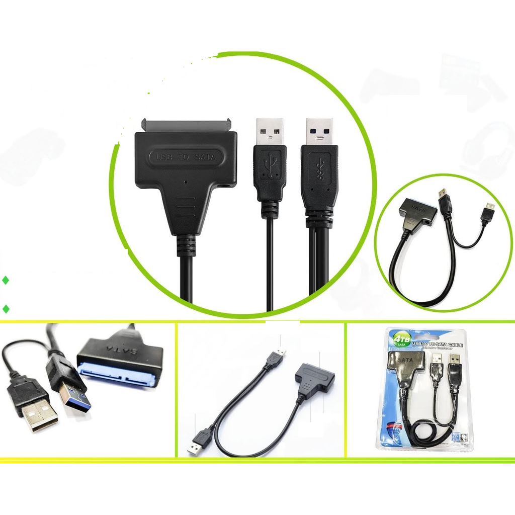Adaptador USB 3.0 a SATA para disco duro