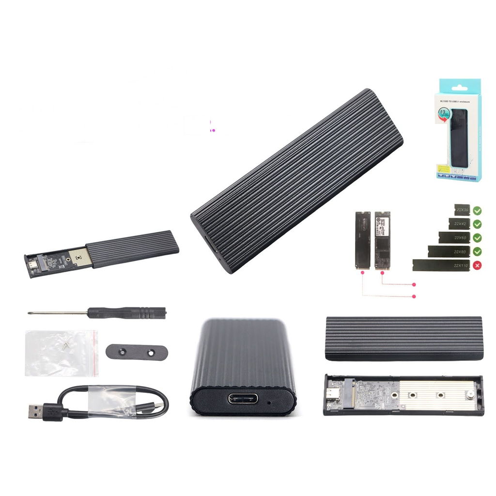[M211] Carcasa para disco SSD M.2 a USB 3.1