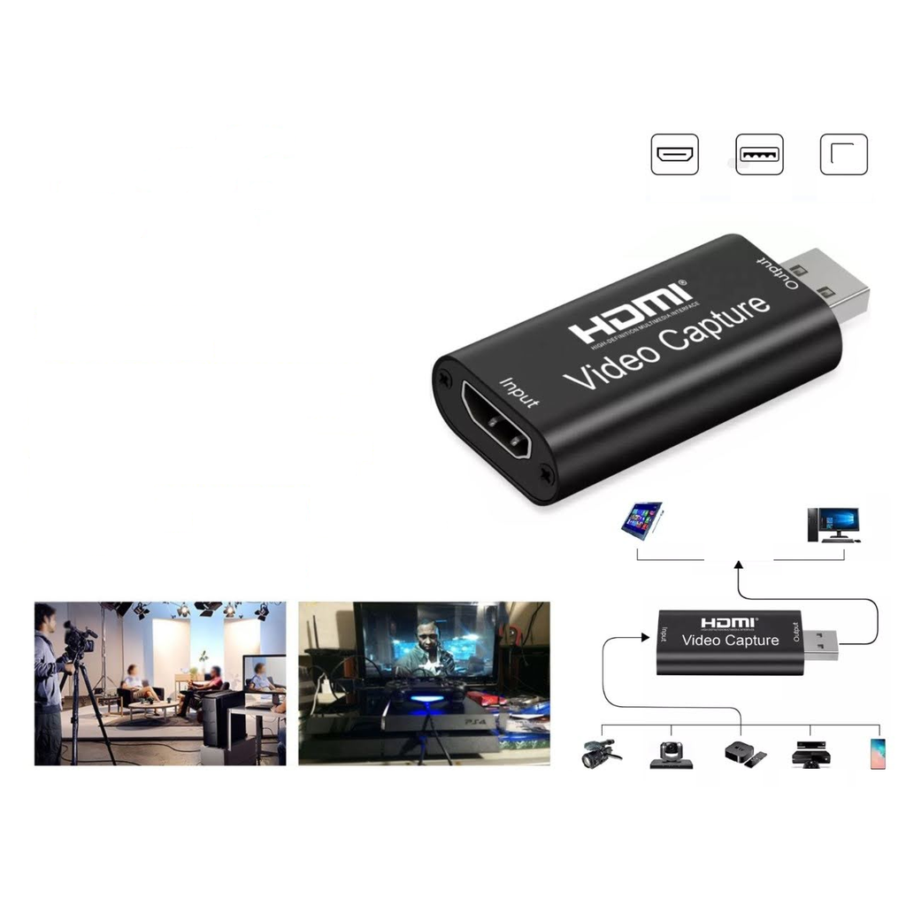 Capturadora de video HDMI a USB 2.0 4K 30FPS