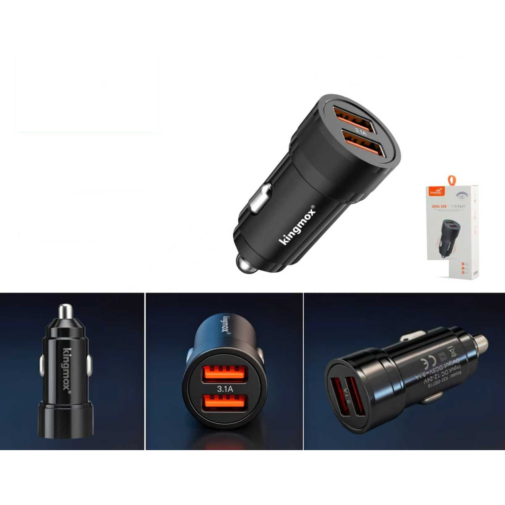 Cargador para auto doble USB 3.1A
