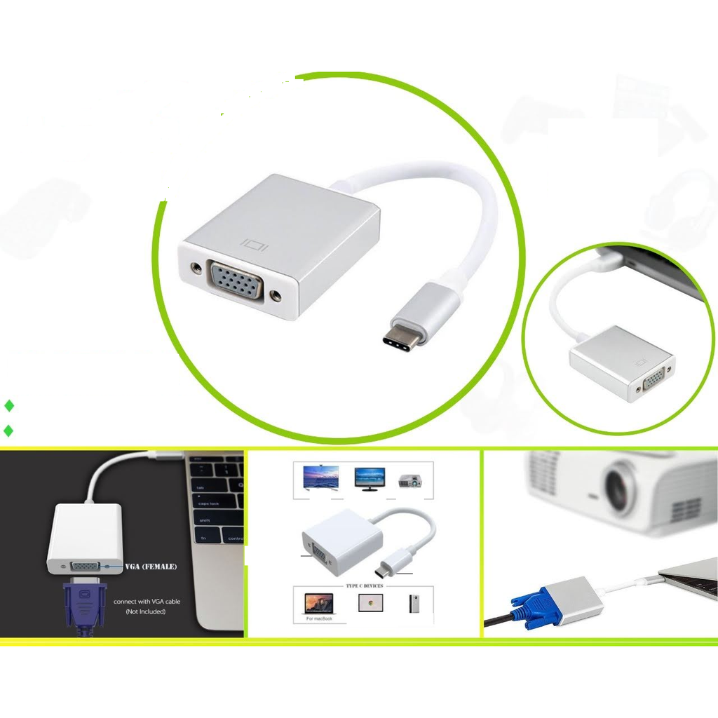 Adaptador tipo C a VGA