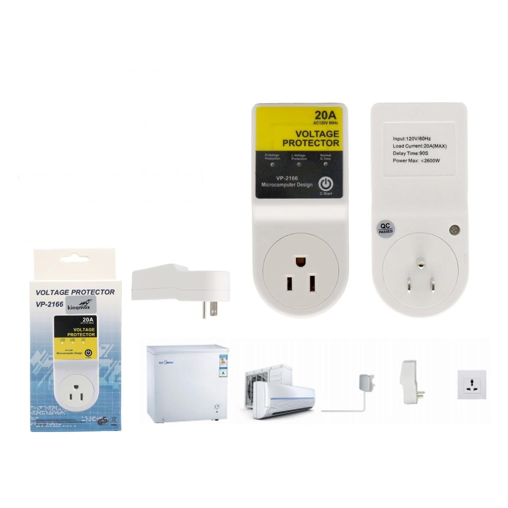 [VP-2166-110V] Protector de voltaje 20A 110V-120V