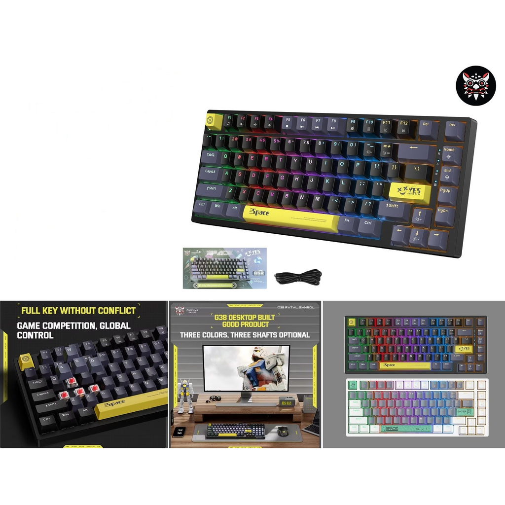 Teclado mecanico gamer RGB