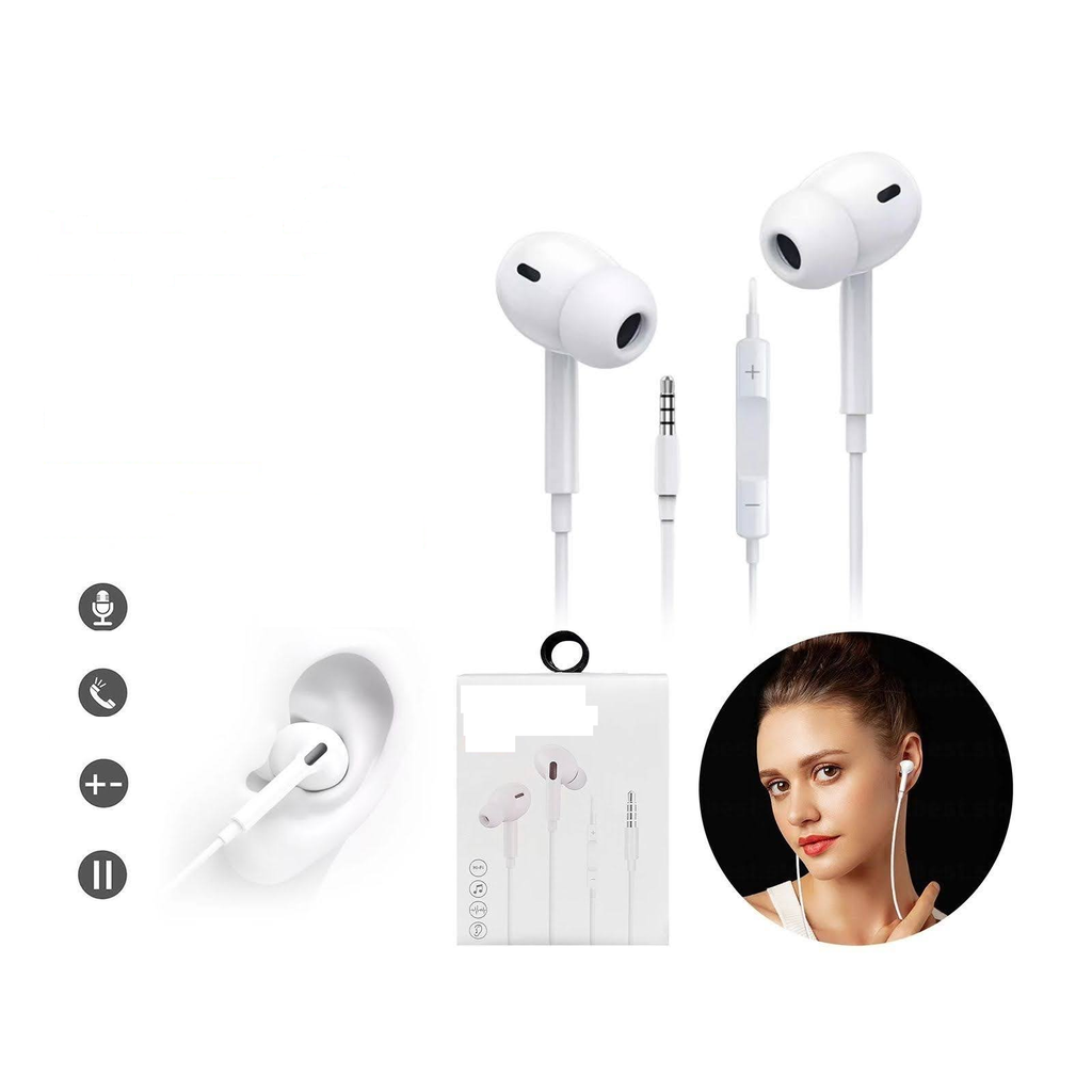 [JH-082] Audifonos in-ear 3.5mm con microfono y control de volumen