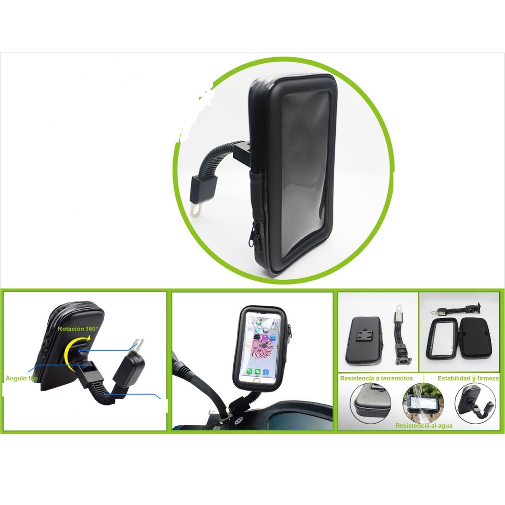 [LX-02] Soporte impermeable de celular para motocicleta