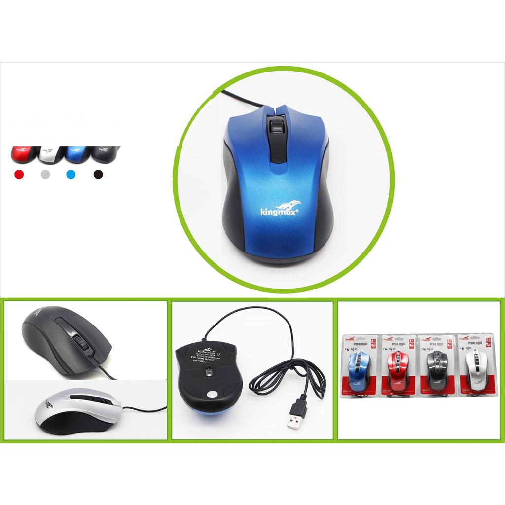 Mouse alambrico optico 3D - Modelo DSY-7006