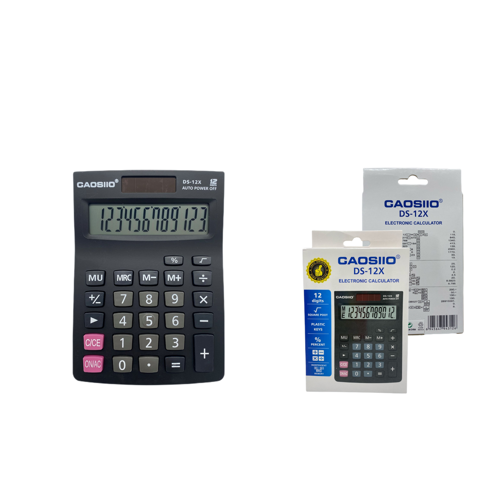 Calculadora de escritorio 12 digitos automatica