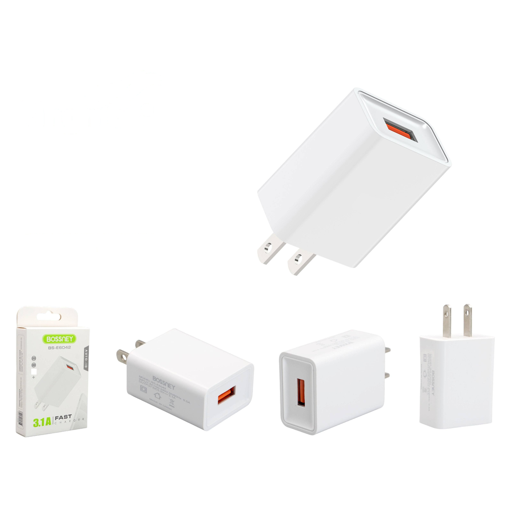 Cargador de pared USB carga rapida 3.1A