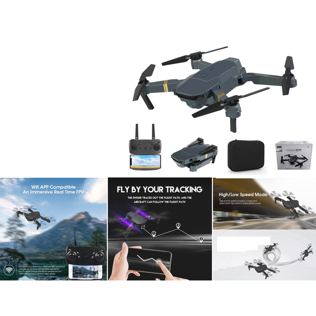 Drone plegable doble camara 4K WiFi FPV