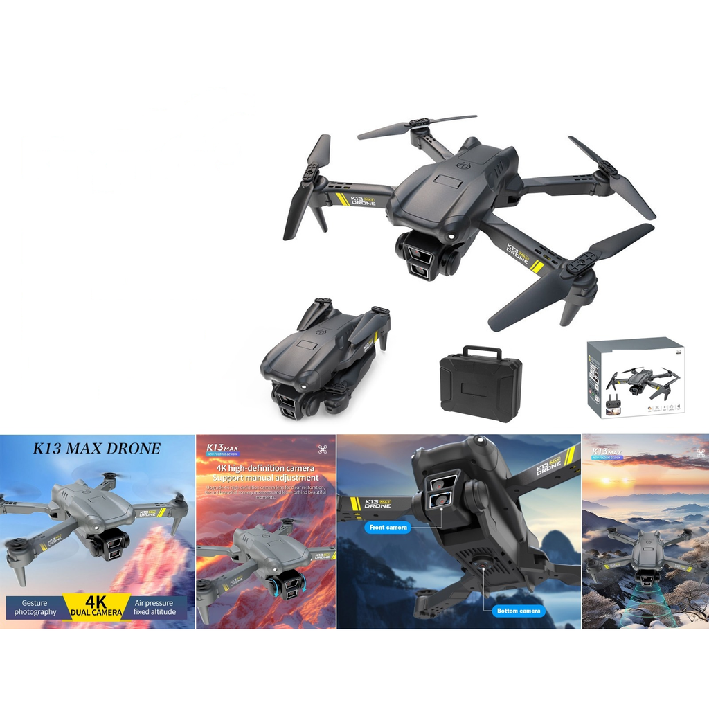Drone plegable doble camara 4K - Modelo K13 MAX
