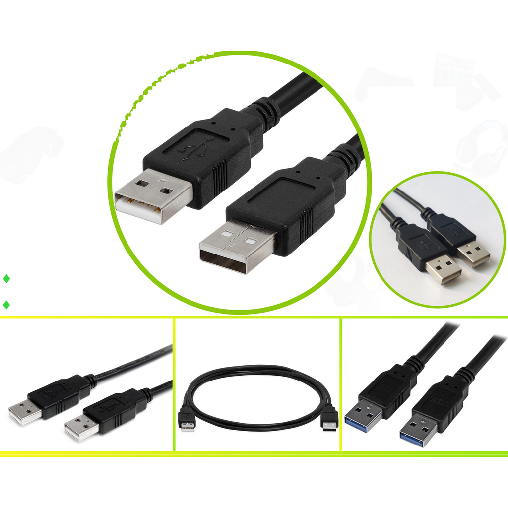 Cable USB tipo A a USB tipo A 1.5M
