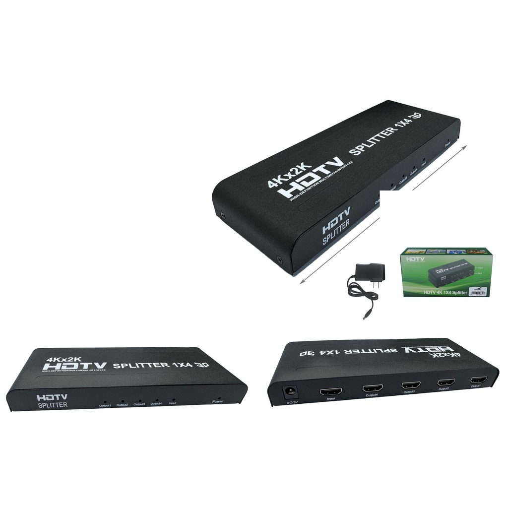 Repartidor splitter HDMI 4K 1x4 3D
