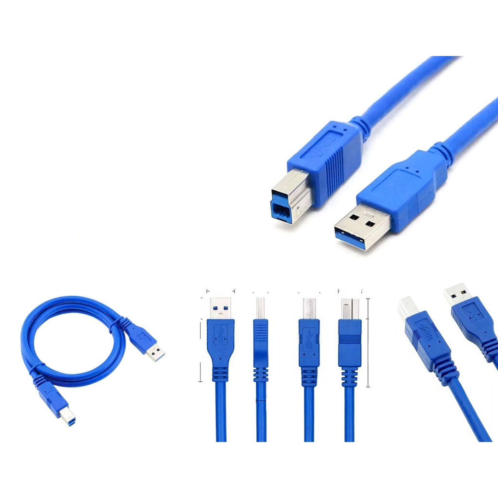 Cable de impresora USB 3.0 A a B 3 metros