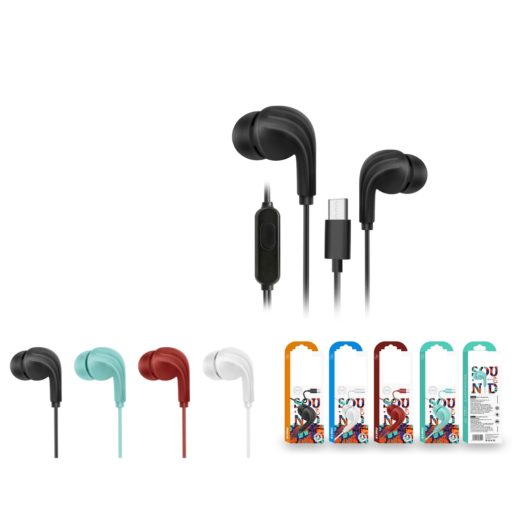 Auriculares in-ear con microfono conector Type-C