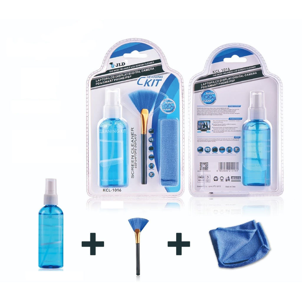 [KCL-1016] Kit de limpieza de pantalla de tres piezas
