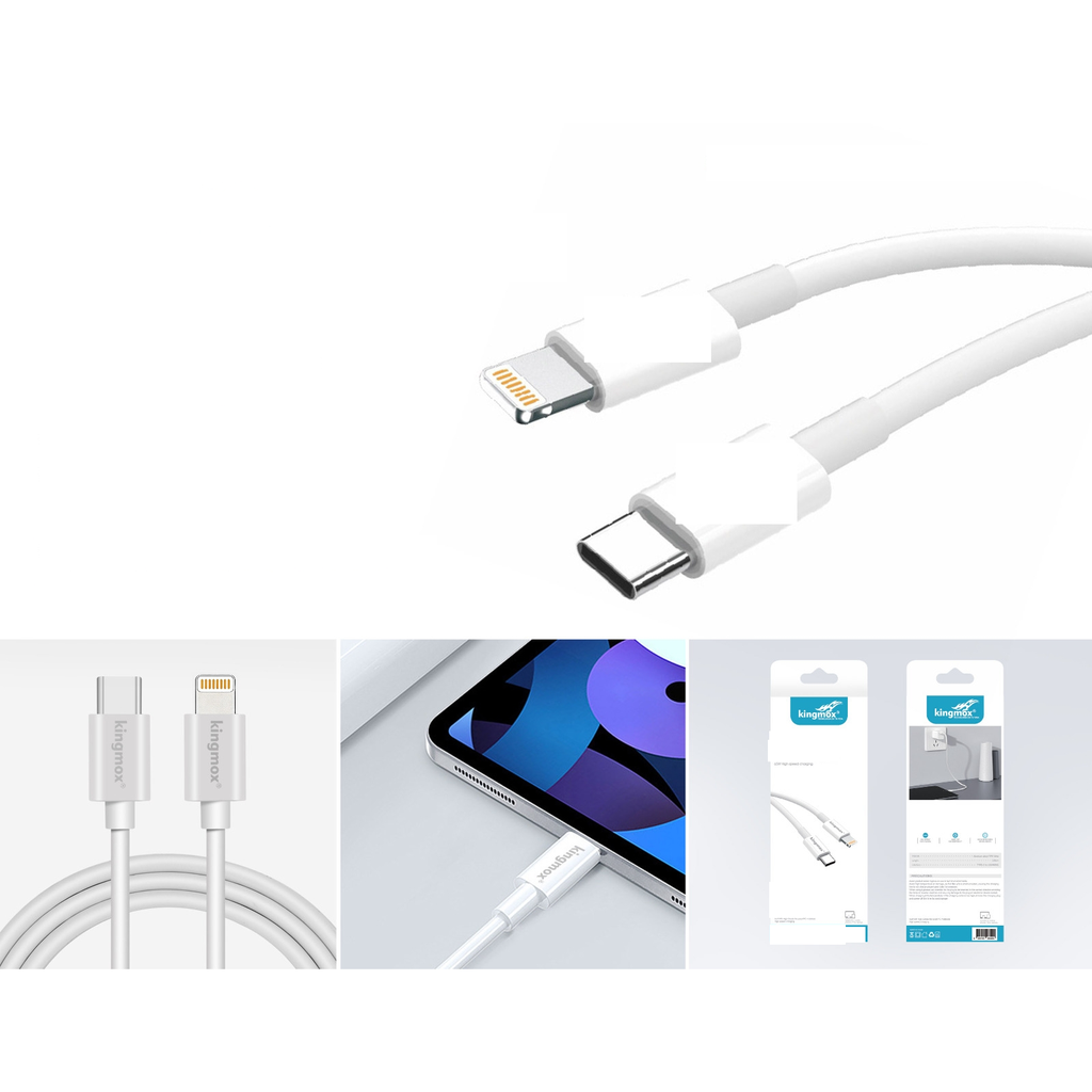 Cable de datos PD Tipo-C a Lightning 65W 1M