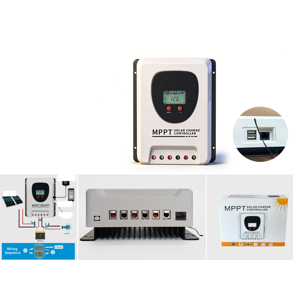 Controlador de carga solar MPPT 30A 12V/24V
