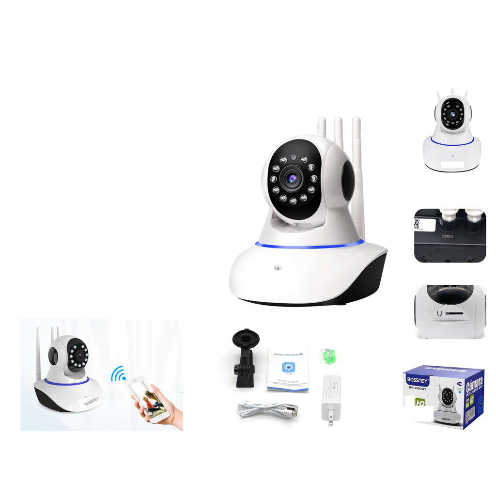 [BS-H9007] Camara de seguridad inteligente WiFi con tres antenas