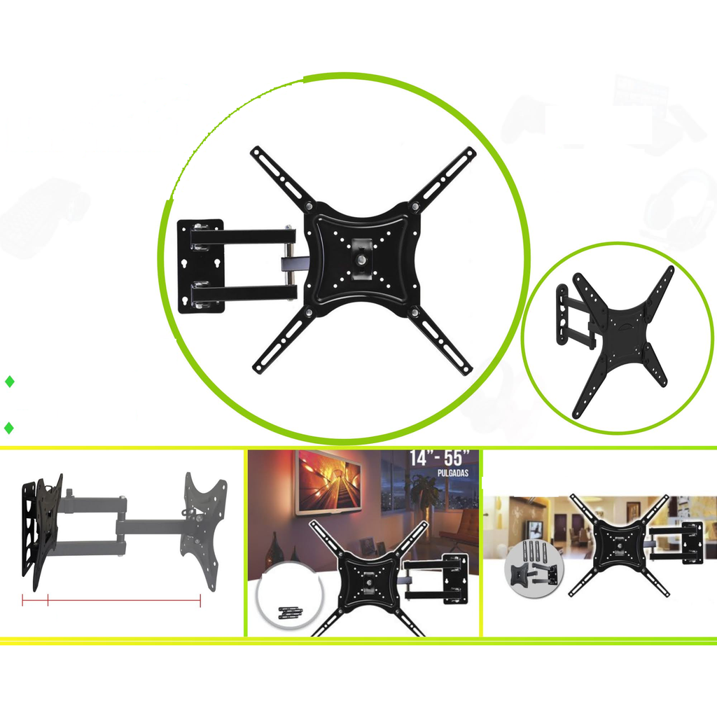 Soporte de TV giratorio 14-55 pulg