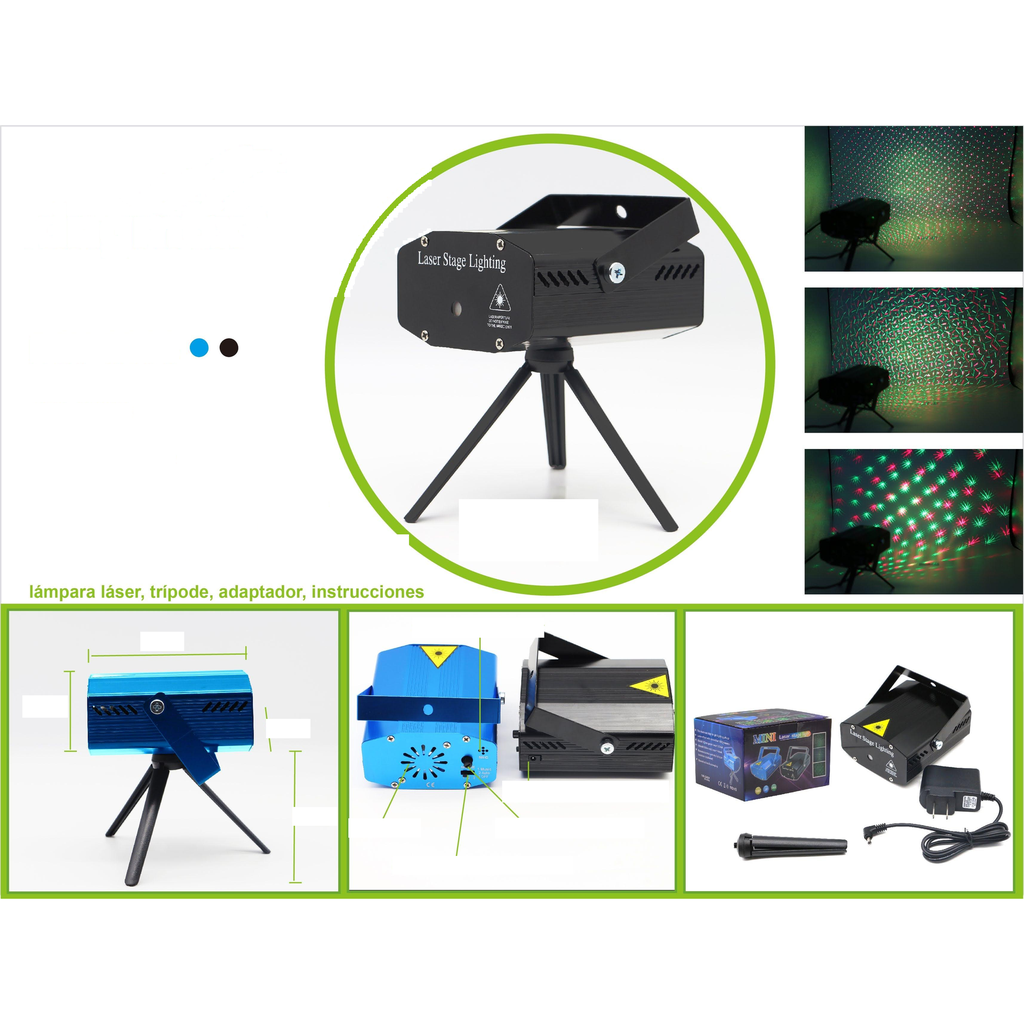 [DSY-3203] Lampara laser para fiesta con tripode efectos de escenario